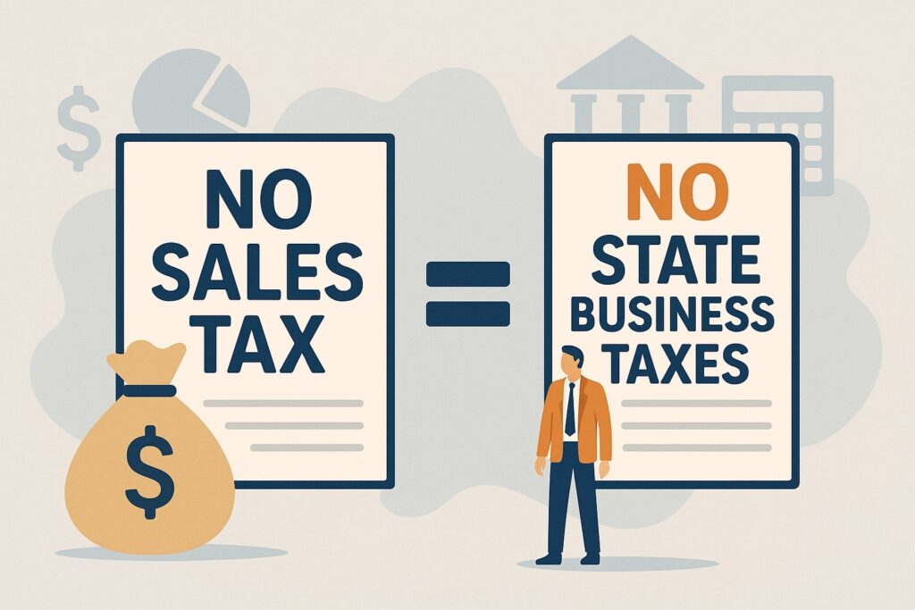 Mistake #1: Assuming “No Sales Tax” Means “No State Business Taxes”