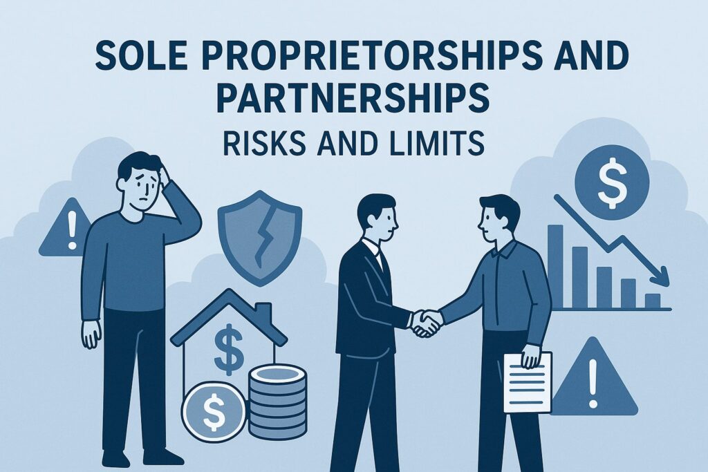 Sole Proprietorships and Partnerships: Risks and Limits