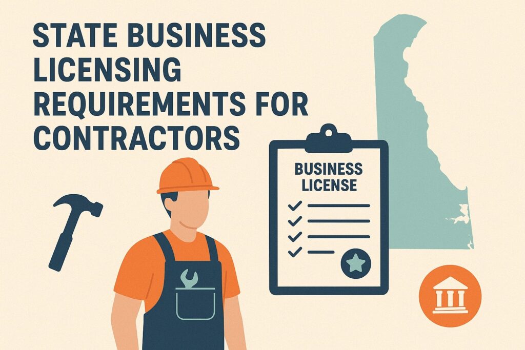State Business Licensing Requirements for Contractors in Delaware