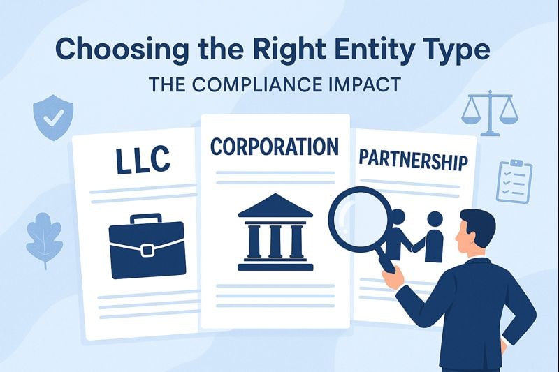 Choosing the Right Entity Type (LLC, Corporation, Partnership): The Compliance Impact