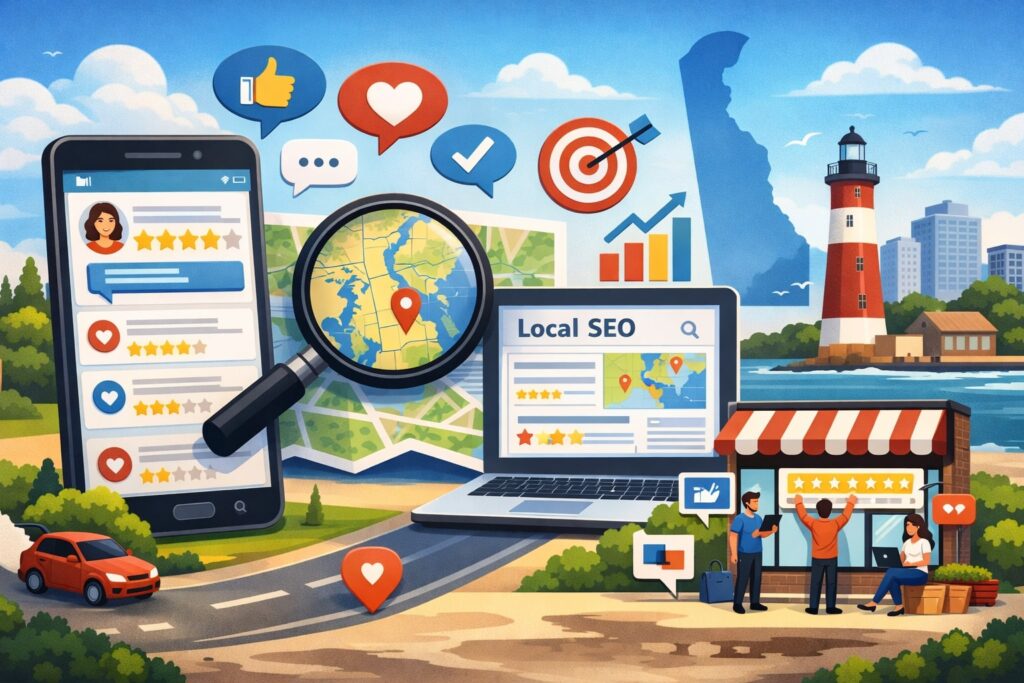 How Local Reviews Influence Local SEO in Delaware
