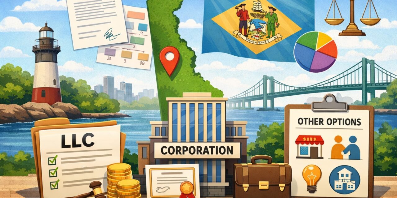 How to Choose the Right Business Structure in Delaware (LLC, Corporation, and More)