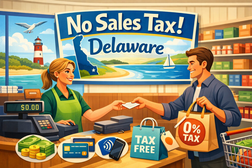 Core Rule: Delaware Has No General Sales Tax (What Retailers Must Do at the Register)