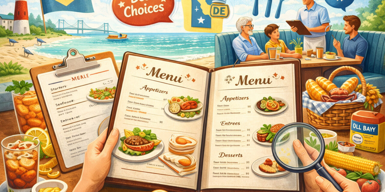 Menu Design Tips That Appeal to Delaware Diners