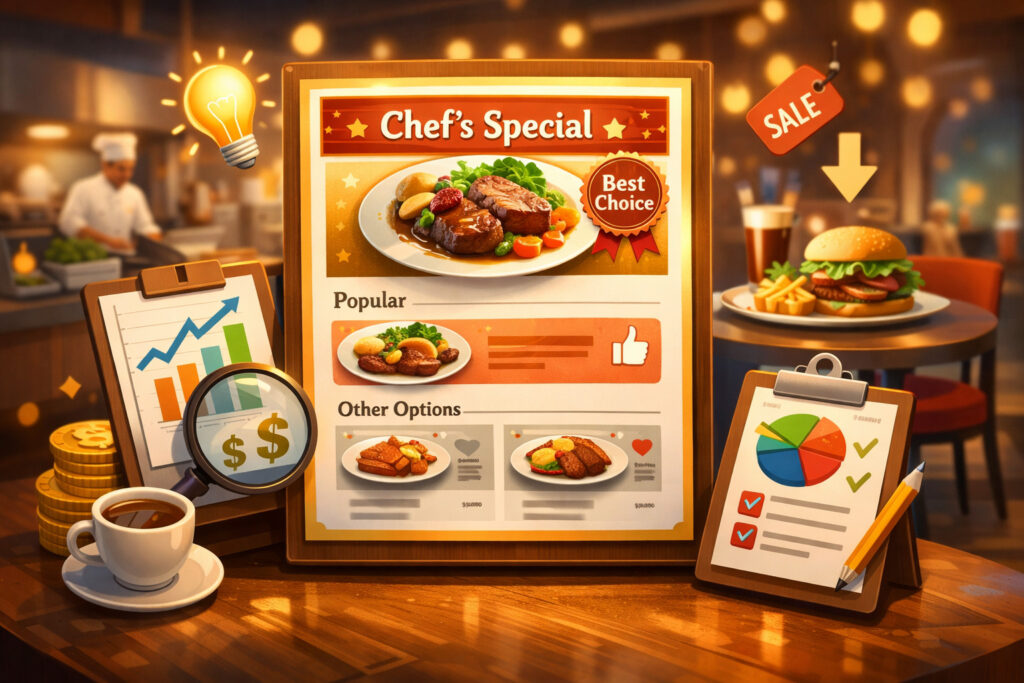 Use Menu Engineering to Feature What You Want People to Buy