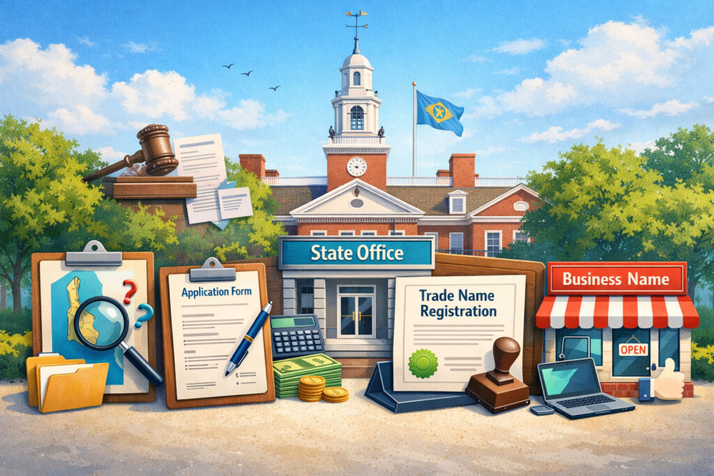 Step-by-step: how to file/register a trade name in Delaware
