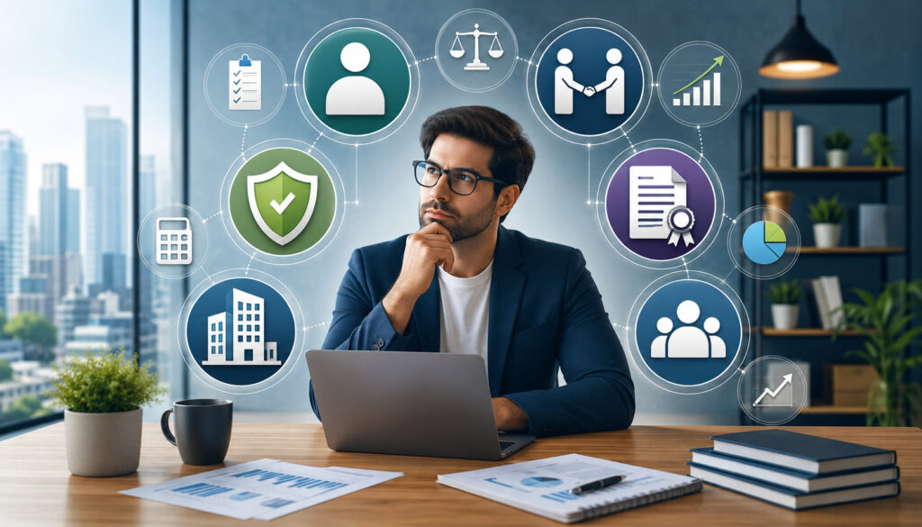 Entrepreneur choosing the right business structure for growth