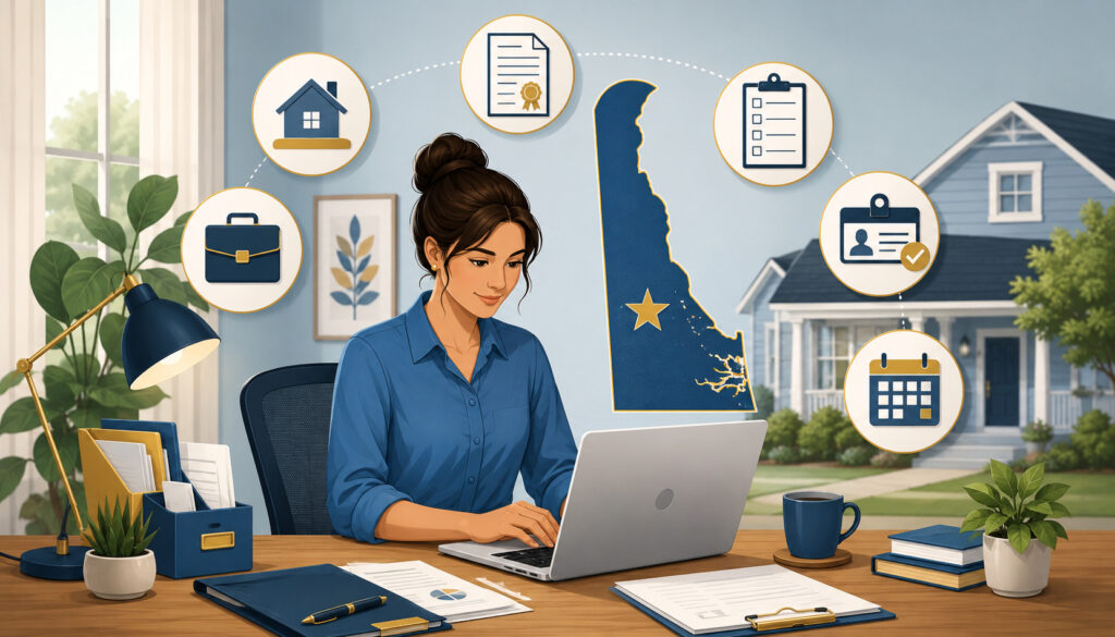 Home-based business license requirements in Delaware