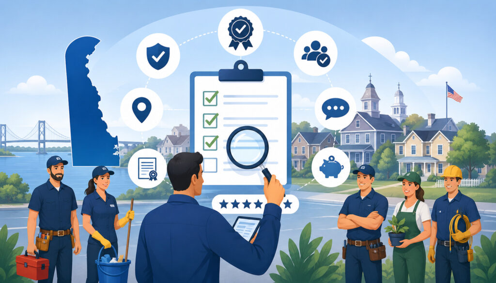 Comparing trusted local service providers in Delaware